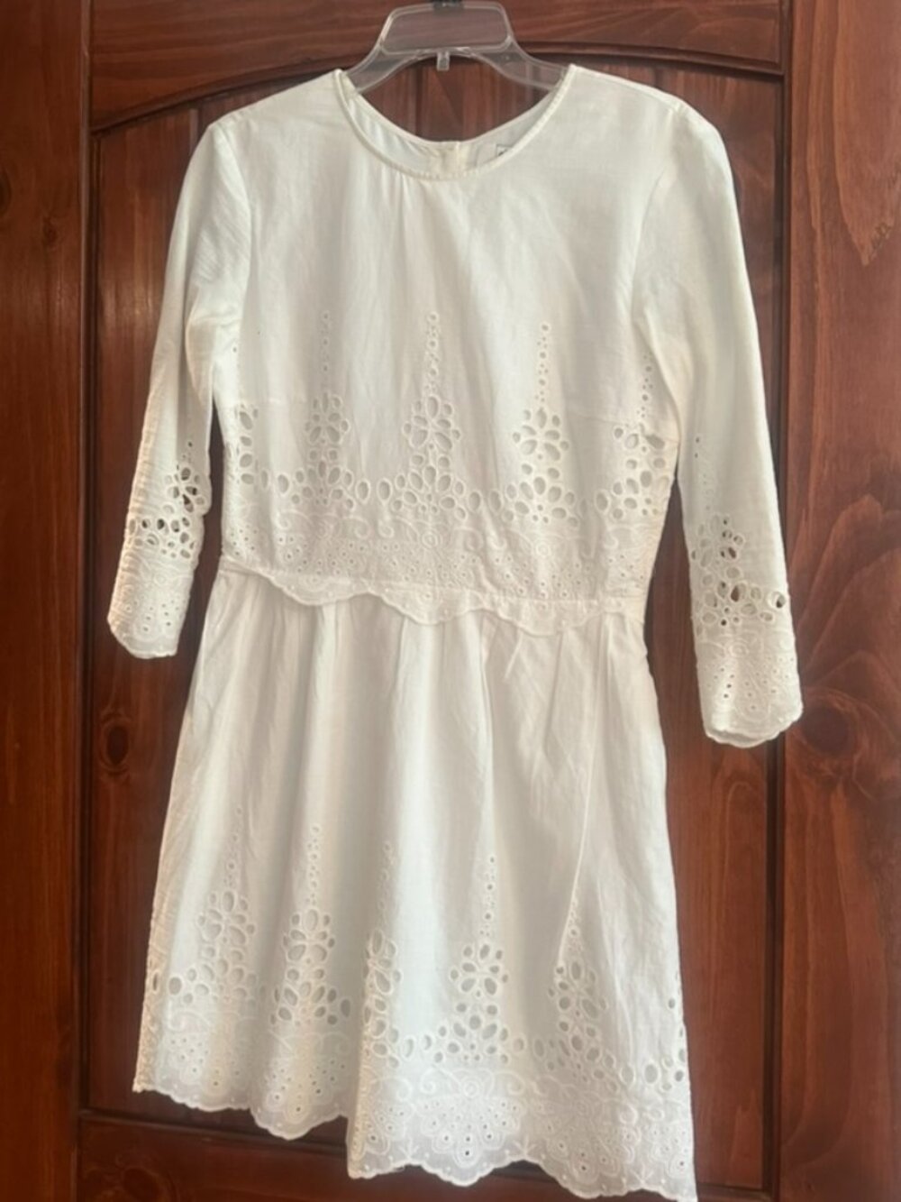 DV Dolce Vita White Eyelet Embroidered Mini Dress — Size M